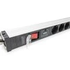DIGITUS PDU 1HE 12xSchuko 16A Ausgnge 230V/16A juodas