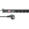 DIGITUS PDU 1HE 12xSchuko 16A Ausgnge 230V/16A juodas