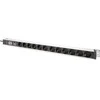 DIGITUS PDU 1HE 12xSchuko 16A Ausgnge 230V/16A juodas