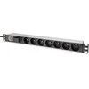 DIGITUS PDU 1U 7xCEE7/5 FR-Ausgnge 230V/16A juodas