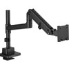 Laikiklis Digitus Desk Mount | Height, tilt, rotation, depth, pivot | Single Monitorius Mount | 57 " | Maximum weight (capacity) 27 kg | Juodas