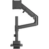Laikiklis Digitus Desk Mount | Height, tilt, rotation, depth, pivot | Single Monitorius Mount | 57 " | Maximum weight (capacity) 27 kg | Juodas