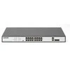 Šakotuvas Jungiklis „Digitus Digitus“ 16 prievadų greitas Ethernet PoE jungiklis, 19 colių, nevaldomas, 2 aukštyn nukreiptos nuorodos