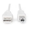 USB kabelis Digitus USB-A - USB-B 1,8 m smėlio (AK- 300105- 018- E)