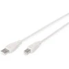 USB kabelis Digitus USB-A - USB-B 1,8 m smėlio (AK- 300105- 018- E)