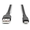 Digitus Kabelis USB DIGIT Lightning - USB-A 0.5 m Juodas (AK-600108-005-S)
