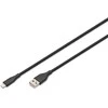 Digitus Kabelis USB DIGIT Lightning - USB-A 0.5 m Juodas (AK-600108-005-S)