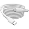 Digitus DIGIT USB silikoninis įkrovimo laidas, USB-C - Lightning 0,5m, USB 2.0, 60W, baltas