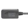 DIGITUS USB 2.0 Verlängerungskabel Typ A -A St/Bu 5.0m, sw