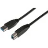 Assmann Electronic Kabelis USB Digitus USB-A - USB-B 1.8 m Juodas (AK-300115-018-S)