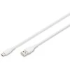 „Digitus Silicone“ USB-A - USB-C jungiamasis kabelis, USB 2.0 60W, 1m Baltas