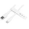 „Digitus Silicone“ USB-A - USB-C jungiamasis kabelis, USB 2.0 60W, 1m Baltas
