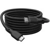 Digitus Silikoninis jungties laidas USB-C - USB-C, USB 3.2 Gen1 5G 4K 100W, 2m juoda