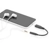 Digitus Skaitmenas | C tipo USB garso adapterio laidas, C tipas – 3,5 mm M/F, 0,2 m, garso įvestis / išvestis, 3.1 versija | AK-300321-002-S | C tipas | 3,5 mm