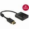 DELOCK Adaptorcable DisplayPort 1.2 kištukas > HDMI lizdas juodas 4K Active