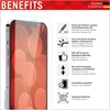 Displex Real Glass + dėklas, skirtas Apple iPhone 6/7/8/SE 2020/2022