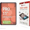 Displex planšetinio kompiuterio stiklas (9H), skirtas „Apple iPad Pro 11" (2025/2024), ekologiškas tvirtinimo rėmelis, nedūžtantis, itin plonas, nematomas, skaidri ekrano apsauga, 27,9 cm (11"), 9H, 1 vnt.
