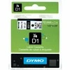Juostelė DYMO D1 12mm x 7m, vinilinė, juoda ant balto / S0720530 45013