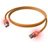 Easylan Kabelis krosowy EasyLan S/FTP DualBoot LED Cat.6A, RJ45 / RJ45, LSOH, oranžinė, 7,5 m