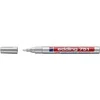 Žymeklis Edding 751 lako pagrindu, apvaliu galiuku, 1-2mm, sidabrinės spalvos