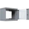 Efb Elektronik EFB 19" Wandgehäuse X-Rack mit Glastür 400-600mm 9HE grau