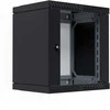 Efb Elektronik EFB 19" Wandgehäuse X-Rack mit Glastür 400-600mm 12HE schw.