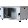 EFB Elektronik 691718VGR.60 - Wall mounted rack - 18U - 50 kg - Pilkas