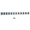 Efb Elektronik EFB Bestckte Frontblende mit 12 x SC Duplex Kupplung OM3 vertikal, grau