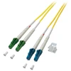 Efb Elektronik EFB Duplex Patchkabel LC/APC-LC OS2 G652D 7,5m LSZH 2mm gelb
