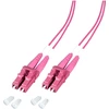 Efb Elektronik EFB Duplex Patchkabel LC-LC OM4 0,5m LSZH 1,2mm erikaviolett