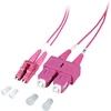 Efb Elektronik EFB Duplex Patchkabel LC-SC OM4 5m LSZH 1,2mm erikaviolett