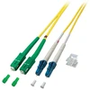 Efb Elektronik EFB Duplex Patchkabel LC-SC/APC OS2 G652D 1m LSZH 2mm gelb
