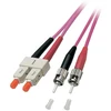 Efb Elektronik EFB Duplex Patchkabel SC-ST OM4 7,5m LSZH 3mm erikaviolett