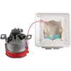 Efb Elektronik EFB FO Datendose UP, 2 SC-S Kupplungen OM3 mit Shutter, integrierter Spleihalter