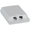 Efb Elektronik EFB Lizdas kliento FTTH vidinis sieninis jungiklis, skirtas 2x SC Simplex/LC Duplex IP20