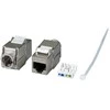 Efb Elektronik EFB EFB Keystone Cat6A/RJ45/10GE Slim, Metall, Werkzeugfrei