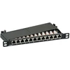 Efb Elektronik EFB Mini-Patchpanel STP 12xRJ45 Cat.6A, 10 0,5HE, RAL7035 grau