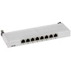 Efb Elektronik EFB Mini-Patchpanel STP 8xRJ45 Cat.6A, 10 0,5HE, RAL7035 grau