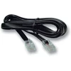 Efb Elektronik EFB Modularkabel juodas, 2 x RJ10 (4/4) Stecker, 1:1, 0,5 m