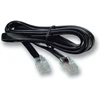 Efb Elektronik EFB Modularkabel juodas, 2 x RJ10 (4/4) Stecker, 1:1, 15,0 m