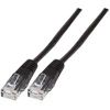 Efb Elektronik EFB Modularkabel RJ45 (8/4) - RJ45 (8/4), vergossen, juodas, 2 m