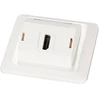 Efb Elektronik EFB Multifunktions-Rahmenset mit 1-und 2-Port Adapteris Keystone Format(HDMI,USB,