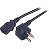 Efb Elektronik EFB Netzleitung Israel 90 - C13 180, juodas, 1,8 m, 3 x 0,75 mm