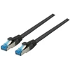 Efb Elektronik EFB EFB RJ45 Patchkabel S/FTP Cat6A Superflex LSZH SCHWARZ Laenge 20m 10Gbit 500MhZ 100 Prozent Kupfer mit Cat 7 Rohkabel