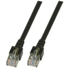 Efb Elektronik EFB RJ45 Patchkabel Cat.5e SF/UTP PVC CCA juodas 1,5m