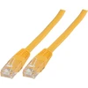 Efb Elektronik EFB RJ45 Patchkabel Cat.6 U/UTP PVC CCA gelb 0,25m