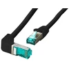 Efb Elektronik EFB RJ45 Patchkabel Cat.6A S/FTP LSZH 1x90 juodas 0,5m