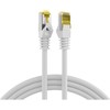 Efb Elektronik EFB Kabelis połączeniowy Cat6a S/FTP LSZH su kabelis surowy Cat7 0,15m Baltas 10 Gigabit Ethernet 600MHz 4x2xAWG26/7 ognioodporny o niskiej emisji dymu