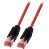 Efb Elektronik EFB RJ45 Patchkabel Cat.6A S/FTP PUR Draka UC900 TM21 raudona 3m