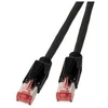 Efb Elektronik EFB RJ45 Patchkabel Cat.6A S/FTP LSZH Draka UC900 TM21 juodas 0,25m
